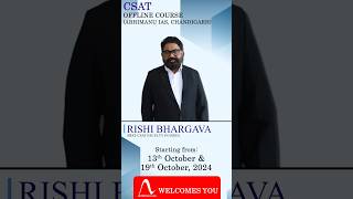 Join the Best CSAT Course with Rishi Bhargava  Abhimanu IAS Chandigarh CSATPrep csatpreparation [upl. by Drannek]