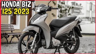 HONDA BIZ 125 2023 Lançamento Honda Nova Cor da Biz 125 2023 [upl. by Dulsea326]