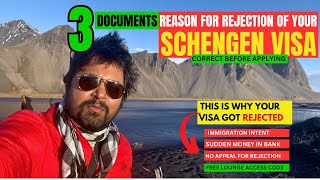 SCHENGEN VISA  schengen visa refusal  How to Apply for Schengen Visa from India schengenvisa [upl. by Mommy465]