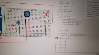 Arduino Prendiendo un led con potenciometro y pulsador Bajo condiciones específicas [upl. by Correna766]