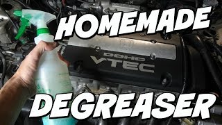 HOW TO MAKE DIY ENGINE DEGREASER amp FOR MOTORCYCLES [upl. by Greiner]