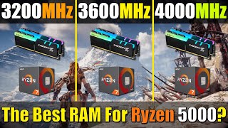 3200MHz vs 3600MHz vs 4000MHz  Best RAM for Ryzen 5000 [upl. by Bertila]