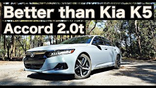 The 2022 Honda Accord Sport 20t is it worth buying [upl. by Alilak]