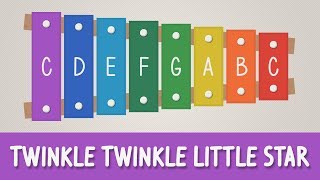 How to play Twinkle Twinkle Little Star on a Xylophone  Easy Songs  Tutorial [upl. by Rochester]