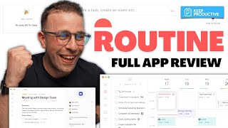 Routine A New Daily Planner  App Review [upl. by Utas14]