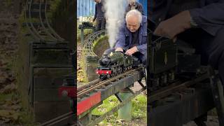 He Built a Tiny GWR Saint Class Locomotive steamlocomotive modelrailway [upl. by Kaehpos818]