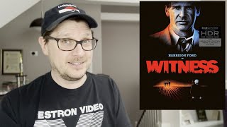 WITNESS 1985 Arrow 4K Bluray Review [upl. by Issi]