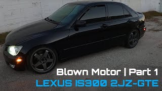 2JZGTE 2002 Lexus IS300 Toyota Blown Motor Save the Turbo 2JZ Japan JDM Street Racer Engine Swap [upl. by Madaih]