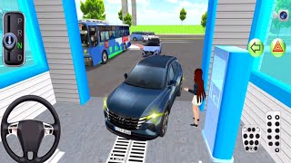 New Hyundai Genesis SUV car Wash amp Gas Station Game  3D Driving Class 2024  Android gameplay3 [upl. by Zirkle]