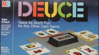 Ep 115 Deuce Card Game Review Milton Bradley 1985  How To Play [upl. by Oakes]