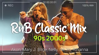 Old School RampB Mix  Best of 90s RampB Hits Playlist  Beyonce Akon Rihanna Chris Brown Drake [upl. by Auop]