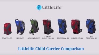 Littlelife Child Carrier Comparison [upl. by Riocard879]