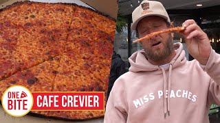 Barstool Pizza Review  Cafe Crevier Denville NJ [upl. by Innos]