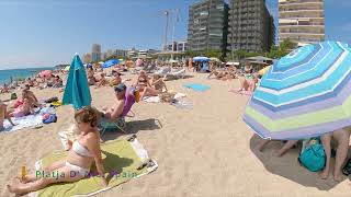 Platja D Aro Beachwalk Spain 13072024 [upl. by Gibbie]