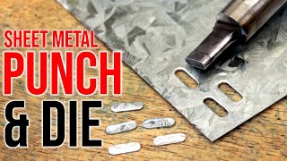 DIY Punch and Die For Sheet Metal [upl. by Gastineau345]