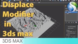 Displace Modifier in 3Ds Max [upl. by Hodgkinson]