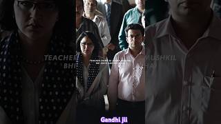 Gandhian ideology viralvideo inspiration motivation viralshort gandhi jii  teacherampstudent [upl. by Eanal830]