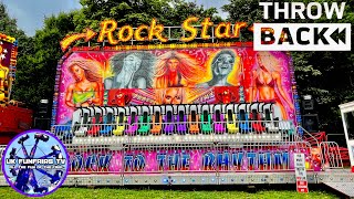 THROWBACK  James Robinson  Rock Star  Thornes Park Summer Fair Wakefield 2022 Onride [upl. by Novert]