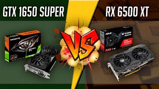 RX 6500 XT vs GTX 1650 SUPER [upl. by Amehr]