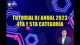 Tutorial DJ Anual 2023  4ta y 5ta Categoría  TributaFacil [upl. by Whorton]