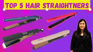 Top 5 best hair straighteners in 2024  Phillips vs Ikonic vs Vega vs Havells vs Torlen Straightener [upl. by Nimoynib]