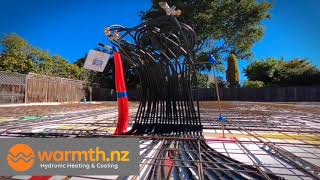 Memorial Ave Pipelay  Hydronic Underfloor Heating 2021 [upl. by Hahnert]