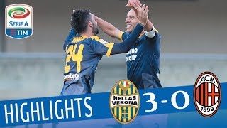 Verona  Milan 30  Highlights  Giornata 17  Serie A TIM 201718 [upl. by Ardnosak]