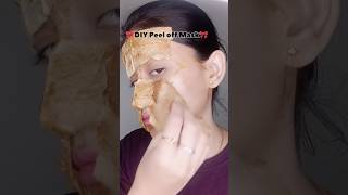 DIY Peel off Mask viral viralvideo youtube beauty skincare [upl. by Ahtreb94]