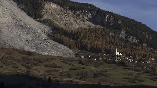 The Swiss village of Brienz has been left a ghost town following the evacuation of its inhabitants [upl. by Drwde]