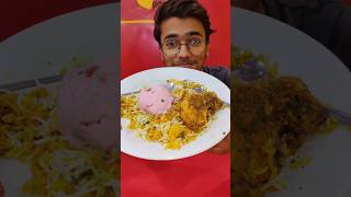 Biryani with icecream 😵‍💫😂  Janibhaivlogs viral trending shorts ramadanonshorts2024 [upl. by Noreen]