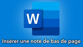 Comment faire une note de bas de page sur Word [upl. by Lipson]