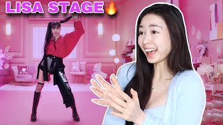 BLACKPINK LISA Collab Stage  Kick Back  TEAM LISA Youth With You S3 REACTION [upl. by Shaefer524]