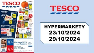 TESCO Hypermarkety ✅ Leták platnost od 23102024 do 29102024  AKTUÁLNÍ NABÍDKOVÉ A KATALOGY [upl. by Kersten860]