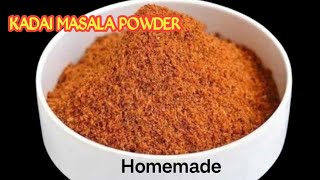 How To Make Paneer Kadhai Masala PowderKadhai Masala Powder by Hunger Food Factory [upl. by Teuton]