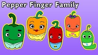 Pepper Finger Family and More  Mother Goose Club Songs for Kids [upl. by Dnanidref89]