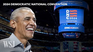 Full Coverage Former President Obama Headlines DNC Night Two  WSJ [upl. by Carole]