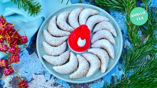 Vanillekipferl German Vanilla Crescent Cookies [upl. by Tabina]