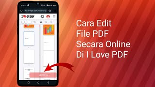 Cara Mengedit File Pdf Di I Love PDF [upl. by Mechelle503]