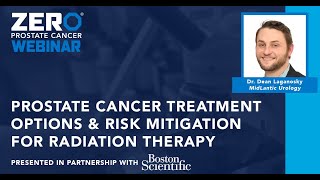 Prostate Cancer Treatment Options amp Risk Mitigation for Radiation Therapy  Webinar [upl. by Nwahshar]