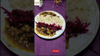 Chana rice with salad shorts food trending Cooking protein healthy [upl. by Eileen991]