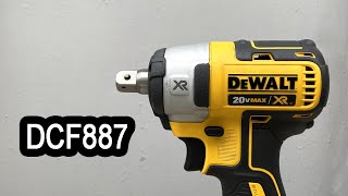 Dewalt dcf887 impact driver change to Wrench driver anvil chuck 12 [upl. by Cristie911]