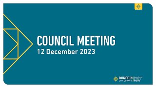 Council Meeting – 12 December 2023 [upl. by Hersch]