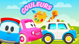 Compilation 30 min  Couleurs en français avec Léo le camion et véhicules dassistance [upl. by Fital]