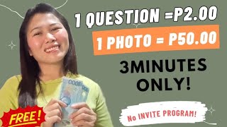 3 MINUTES TASK  UNLI P50 CASH UPLOAD PHOTO ONLY  LEGIT PAYING APP 2023 [upl. by Fondea]