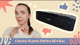 An HONEST Canon Pixma iP8750 Review Printing Stickers Illustrations amp More  2023 [upl. by Madra]