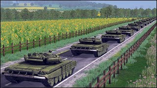 T72 CONVOY vs LEOPARD AMBUSH [upl. by Jamesy]