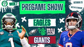 Eagles Pregame Show Week 7 vs Giants  Game Inactives PS Elevations Injury Updates amp Depth Chart [upl. by Tiebold]