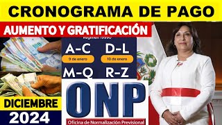 ONP NUEVO CRONOGRAMA DE PAGO DE PENSIONES EN DICIEMBRE JUBILADO5 ONP [upl. by Nalyd421]