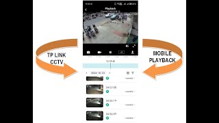 Tp Link Camera Playback from mobile VIGI App [upl. by Zsazsa]