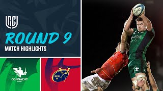 Connacht v Munster  Match Highlights  Round 9  United Rugby Championship [upl. by Sherwood]